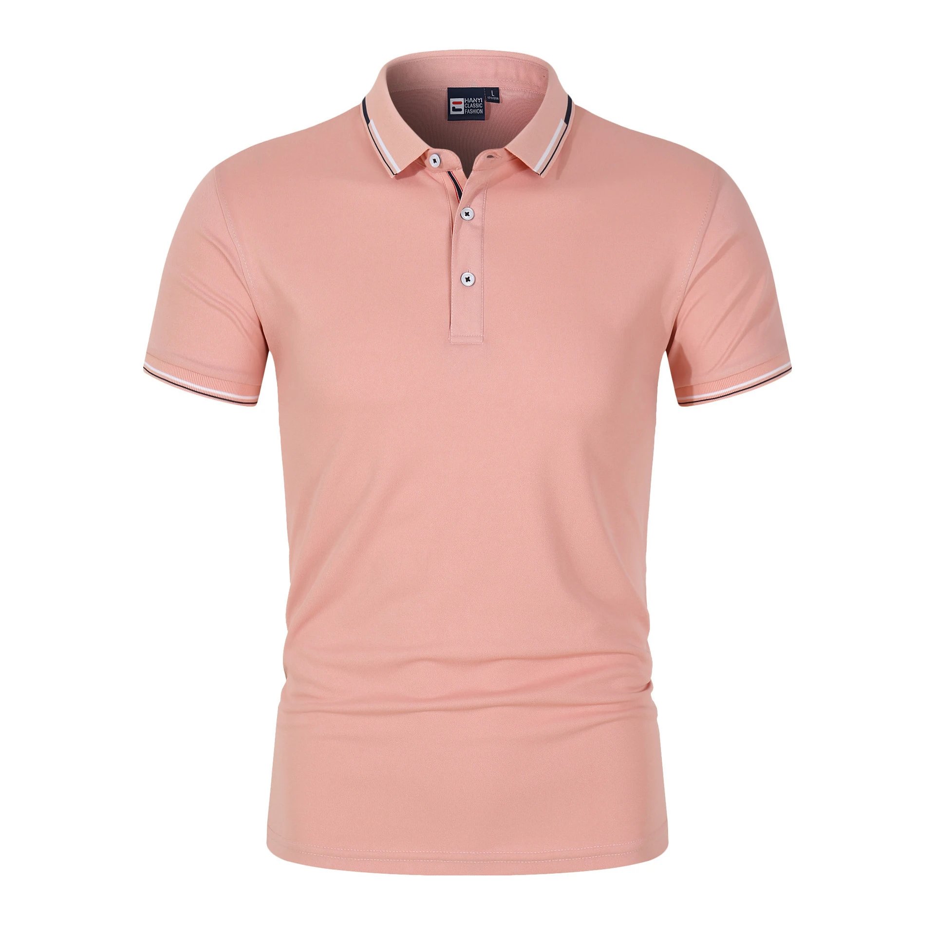 Hanyi T-Shirts Short-Sleeve Polo with Tipped Collar image 5