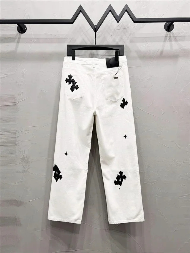 Unbranded Jeans Loose-Fit Cross Patch product detail image 3