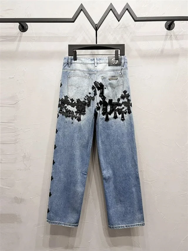Unbranded Jeans Loose-Fit Cross Patch product detail image 5