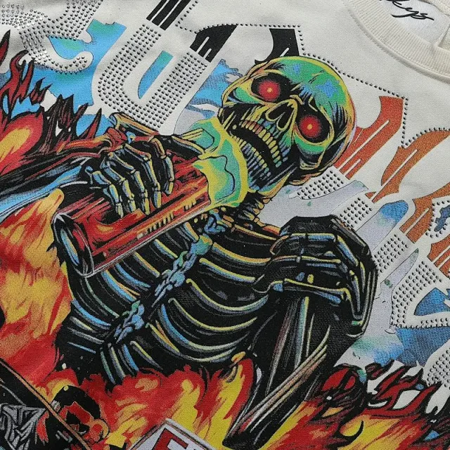 BKYS T-Shirts Oversized graphic-print short-sleeve T-shirt product detail image 30