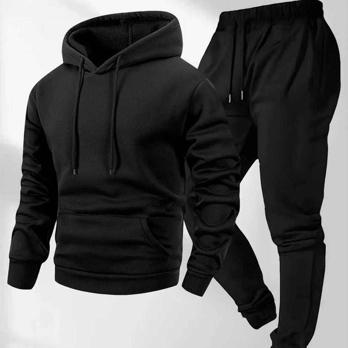 Unbranded Tracksuits Hooded Pullover and Jogger Set image 5