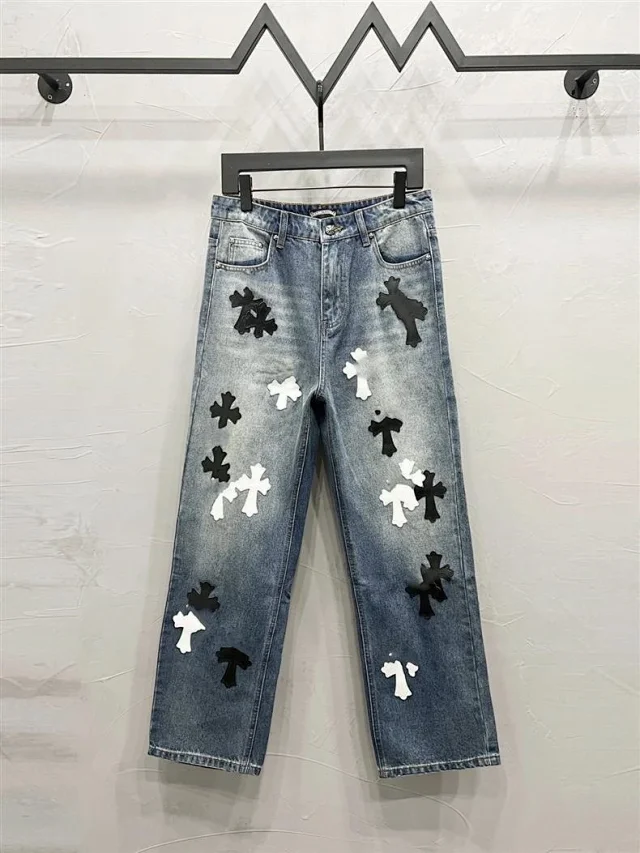 Unbranded Jeans Loose-Fit Cross Patch product detail image 12
