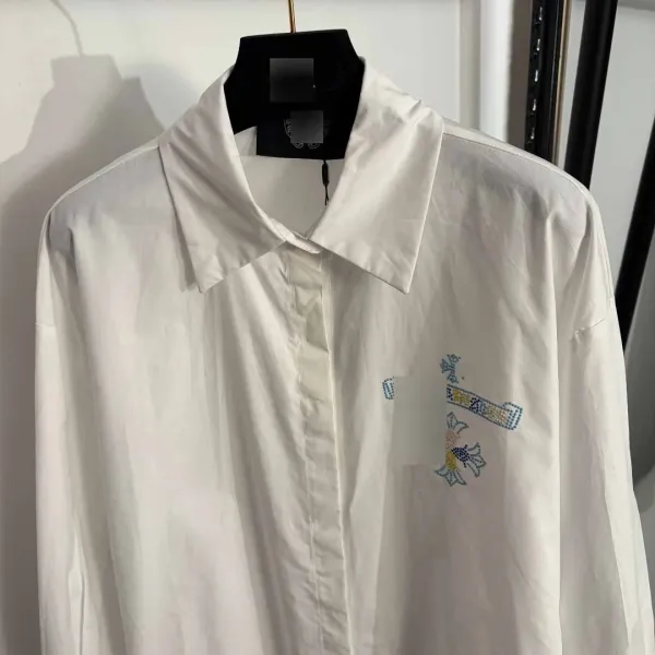 Chrome Hearts Embroidered Shirt Brown - 6