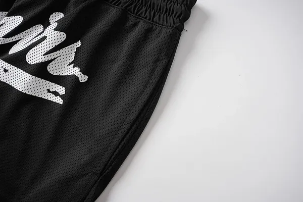 Amiri Script Mesh Shorts White - 17