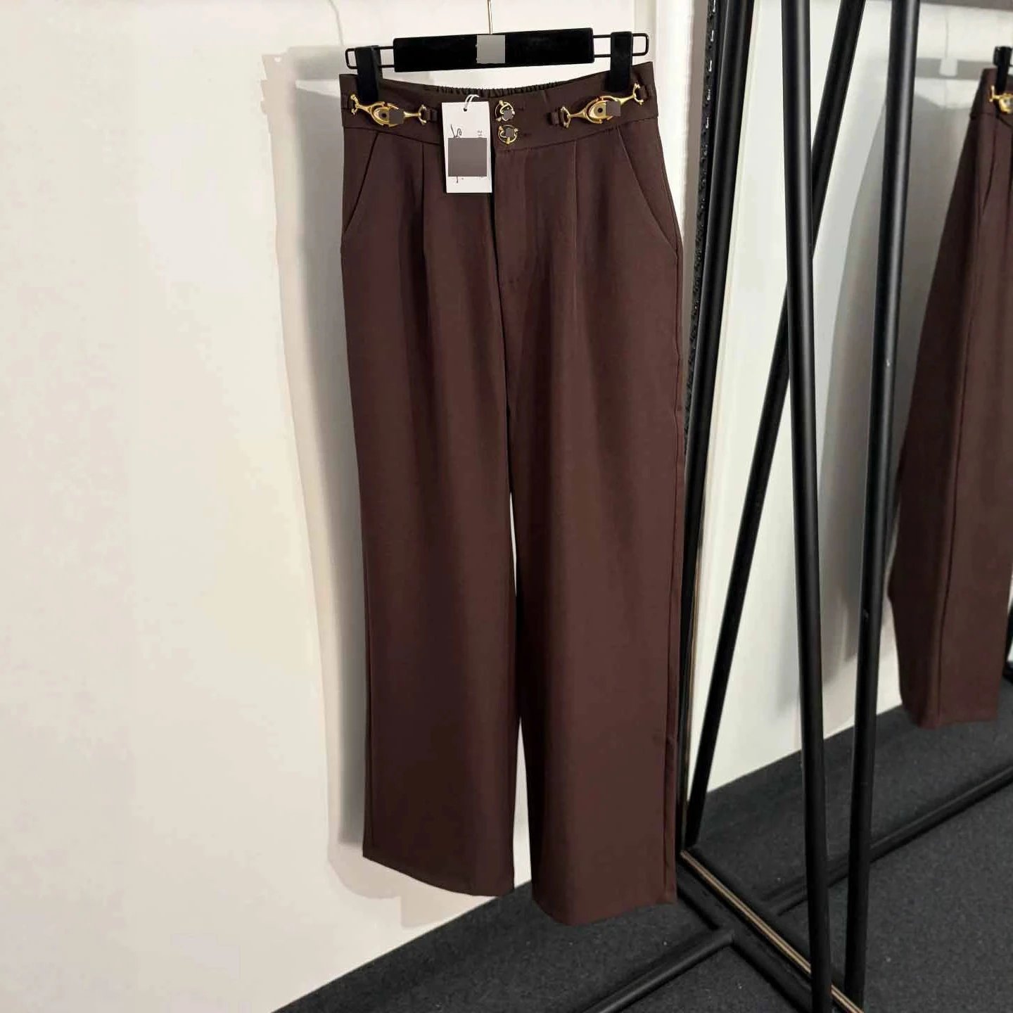 Brown Wide Leg Trous