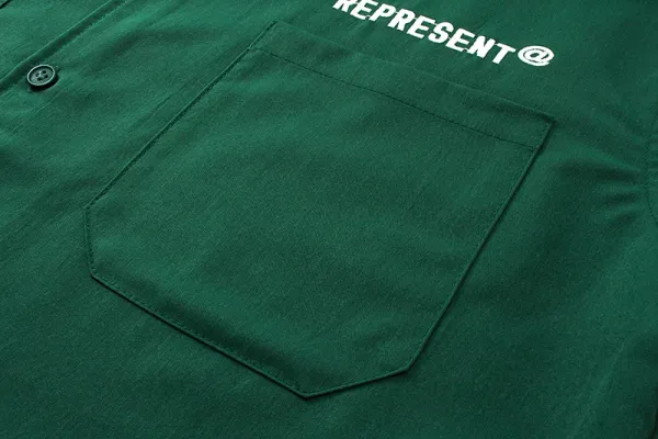 Represent Short-Sleeve Work Shirt Beige Shirt - 21