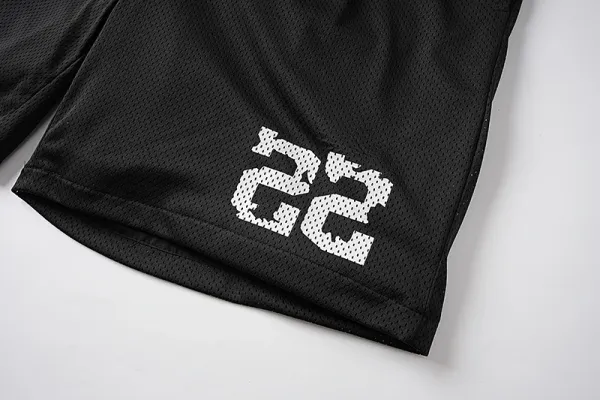 Amiri Script Mesh Shorts White - 31