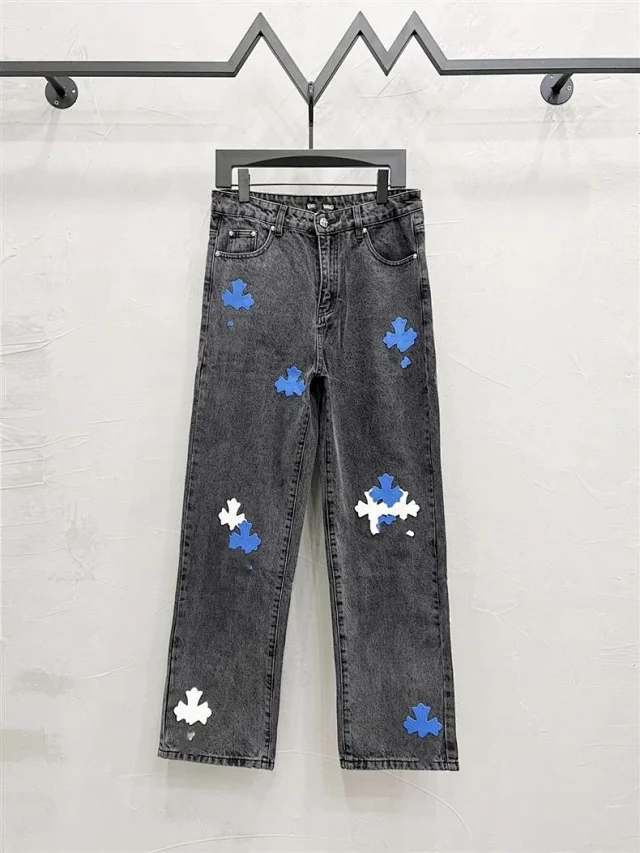 Unbranded Jeans Loose-Fit Cross Patch product detail image 6
