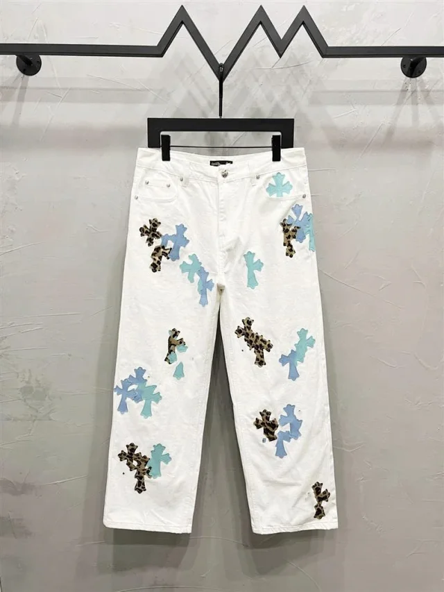 Unbranded Jeans Loose-Fit Cross Patch product detail image 14