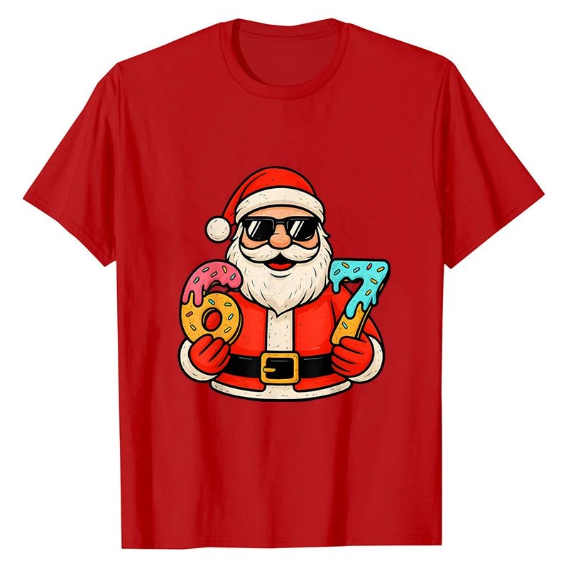 Unbranded T-Shirts Children's Christmas Graphic Crew Neck Short-Sleeve image 2