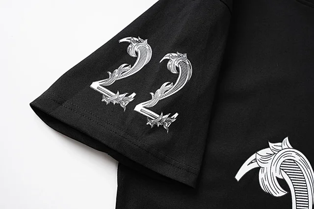 AMIRI T-Shirts 22 floral graphic short-sleeve T-shirt product detail image 12