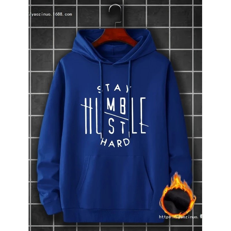 Blue Hoodie Stay Hum