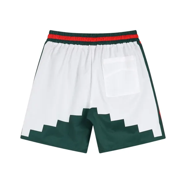 Raf Simons x Adidas Originals R Logo Swim Shorts White / Navy / Red - 6