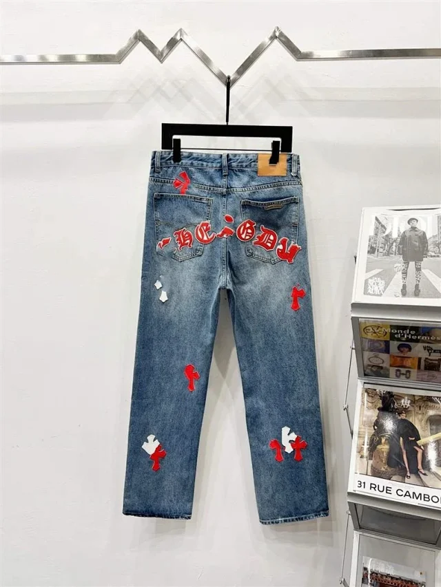 Unbranded Jeans Loose-Fit Cross Patch product detail image 31