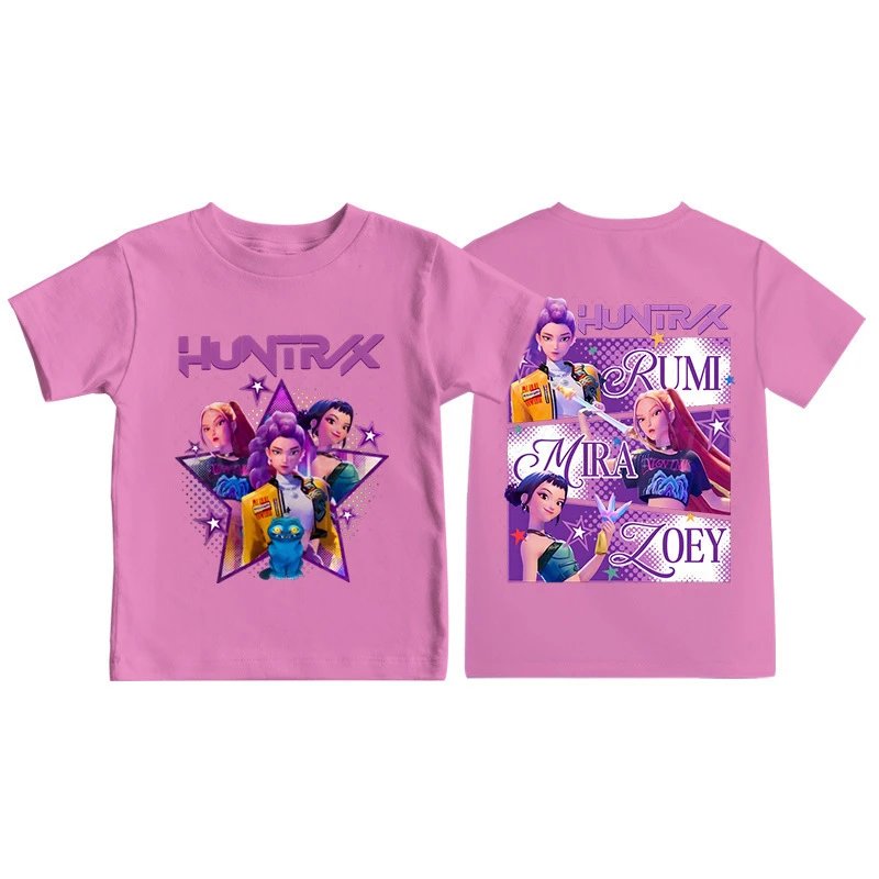 Unbranded T-Shirts Children's short-sleeve K-pop character graphic print image 2
