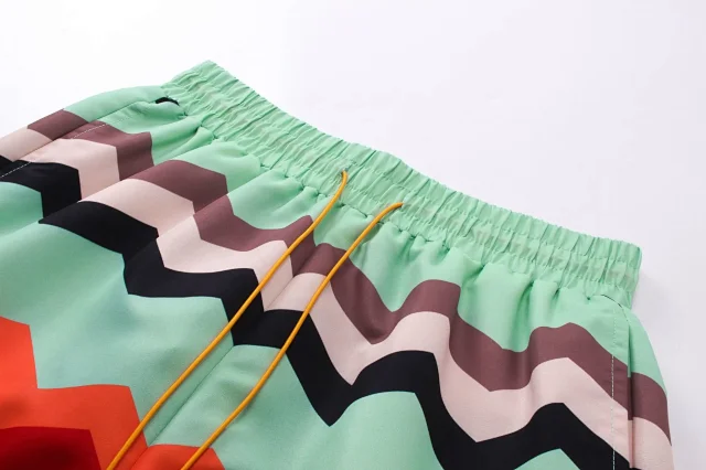 Rhude Shorts Zigzag Stripe Drawstring product detail image 10