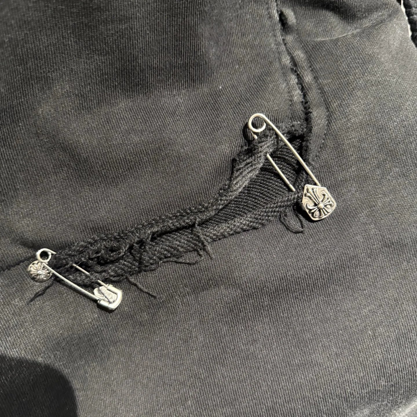 Design Distressed Pocket Shorts Gray - 9