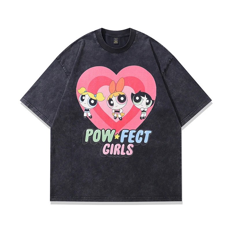 The Powerpuff Girls T-Shirts Oversized Graphic T-Shirt image 4