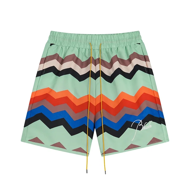 Rhude Shorts Zigzag Stripe Drawstring product detail image 6