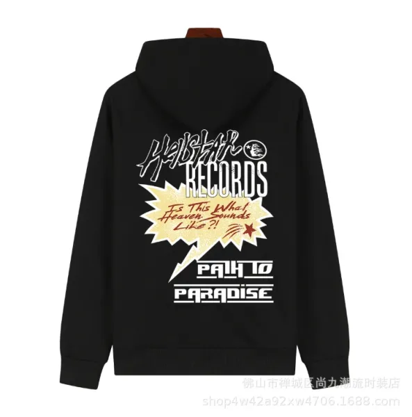 Hellstar Graphic Print White Hoodie - 19