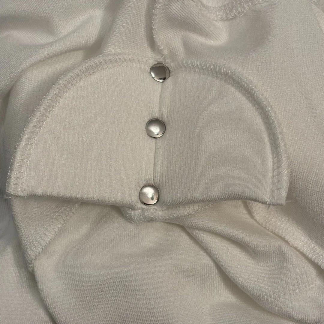 Design Crystal-Embellished Cropped T-Shirt White - 10