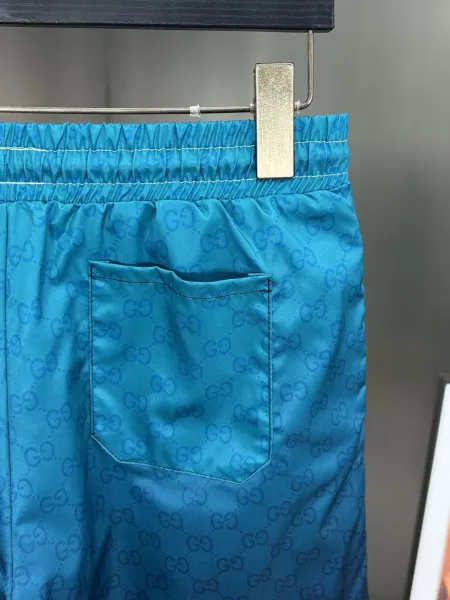 Gucci GG Monogram Print Swim Shorts Lime Green - 12