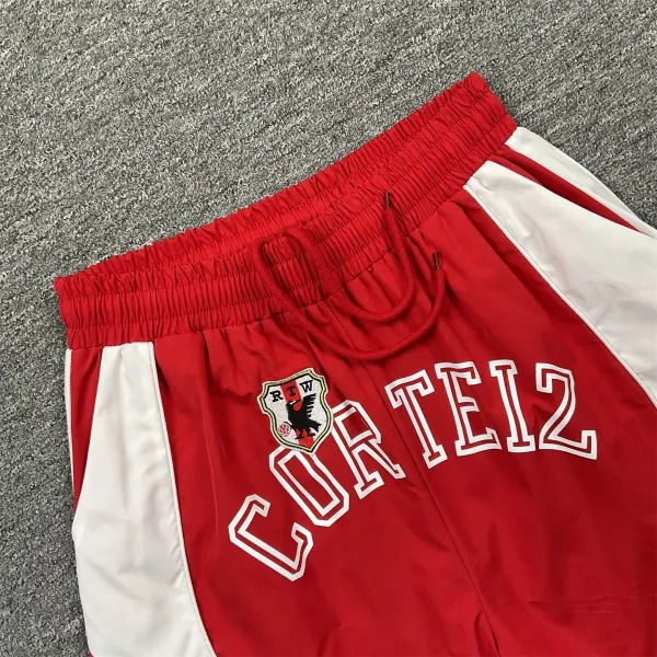 Corteiz Arch Logo Shorts Black / White - 11