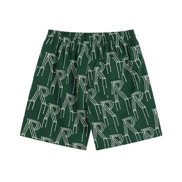 Prada Logo Print Swim Shorts Black - 8