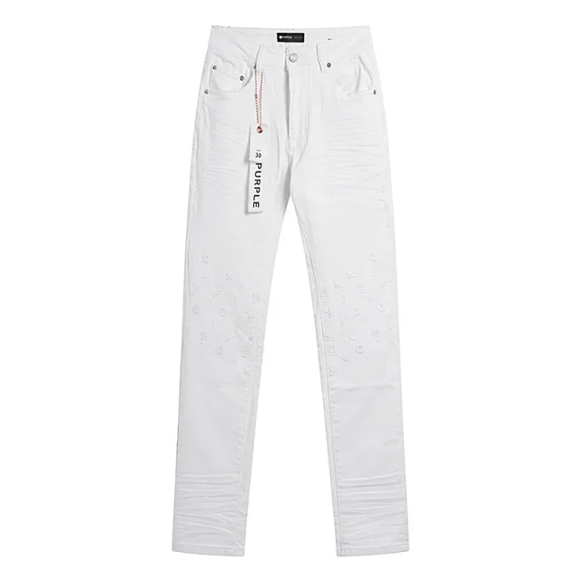 Purple Brand Jeans Printed and distressed denim product detail image 29