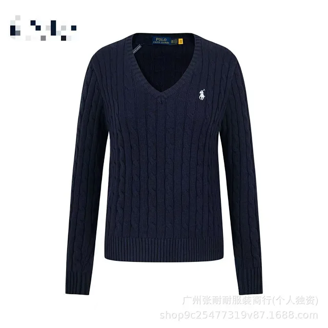 Polo Ralph Lauren Knitwear Cable-Knit V-Neck Pullover product detail image 2