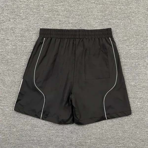 Broken Planet Graphic Shorts Black Yellow - 6