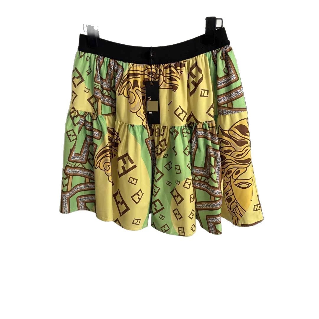 Unbranded Skirts Printed Tiered Mini Skirt image 5