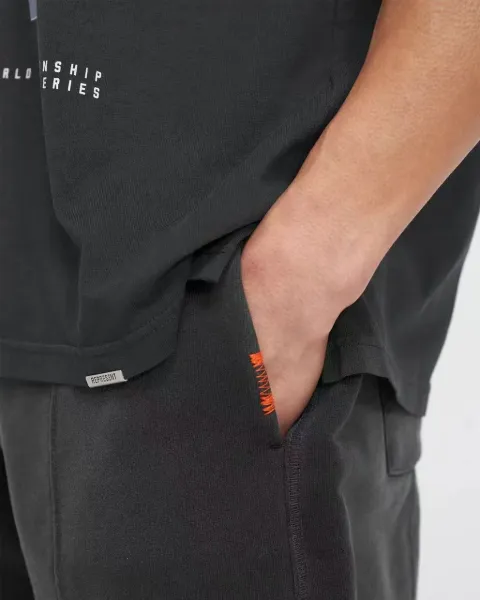 Represent Feature Brown Sweat Shorts - 10