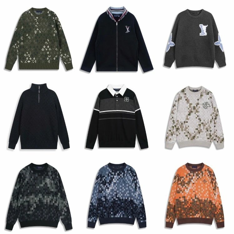 Patterned Knit Sweat