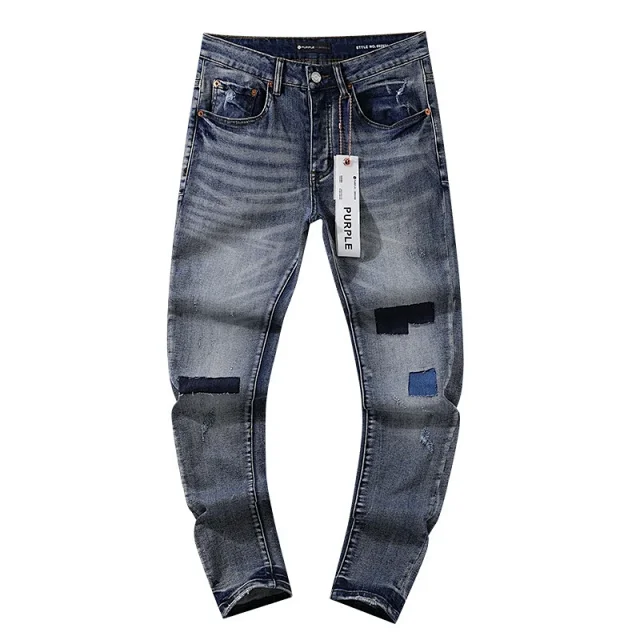Amiri Jeans Distressed patchwork slim-fit product detail image 9