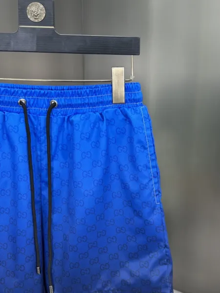 Gucci GG Monogram Print Swim Shorts Lime Green - 43