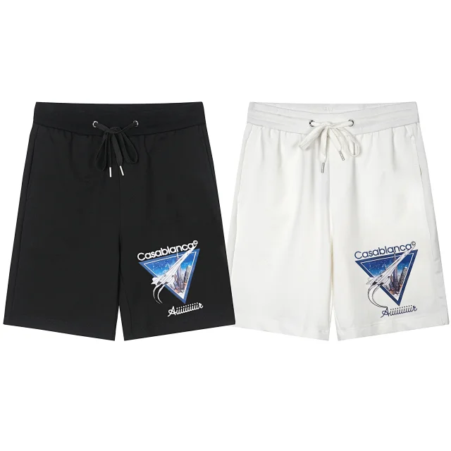 Casablanca Shorts Graphic-print drawstring product detail image 7