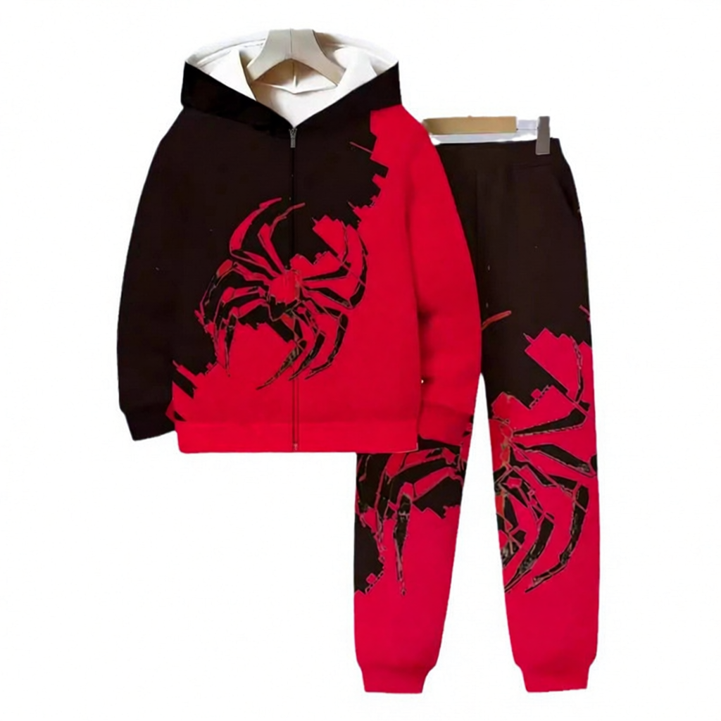 Unbranded Tracksuits Children's hooded graphic sweatshirt and jogger set image 5