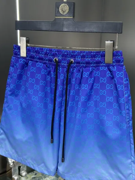 Gucci GG Monogram Print Swim Shorts Lime Green - 58