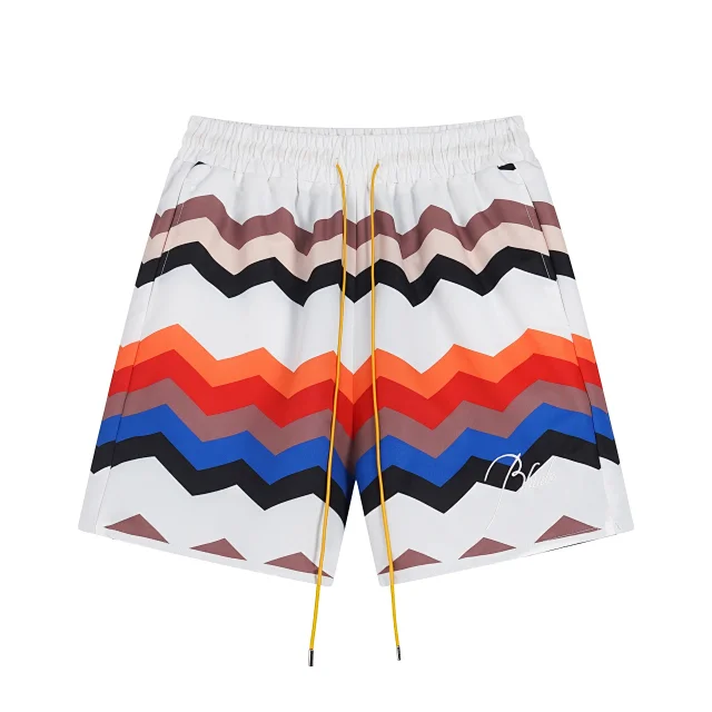 Rhude Shorts Zigzag Stripe Drawstring product detail image 3