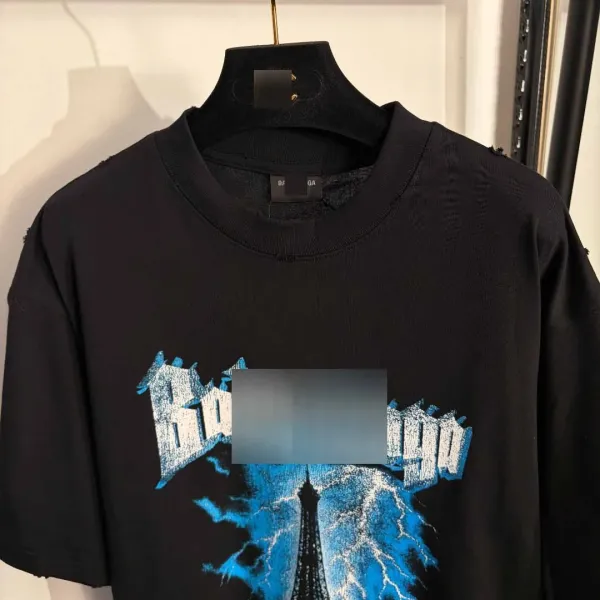 Alexander Wang Crystal Cube Graphic T-Shirt Black - 6