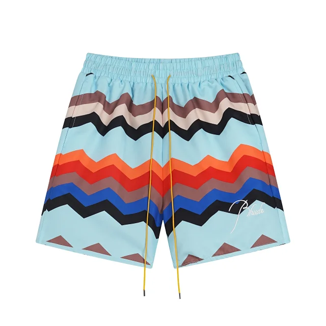 Rhude Shorts Zigzag Stripe Drawstring product detail image 7