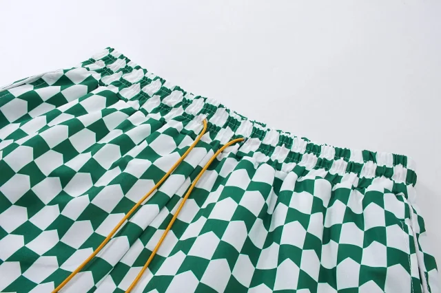 Rhude Shorts Checkerboard Drawstring product detail image 14