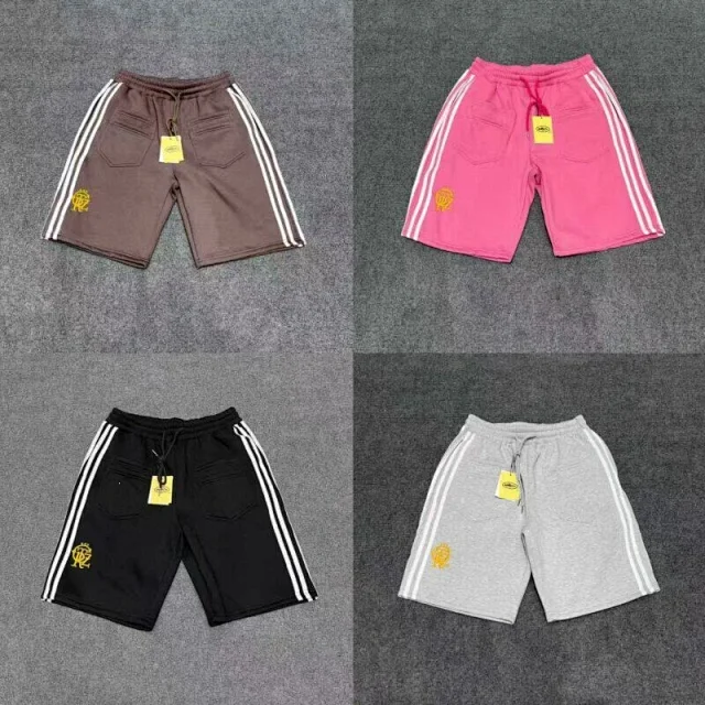 Corteiz Shorts Three-Stripe Embroidered Logo Fleece product detail image 2