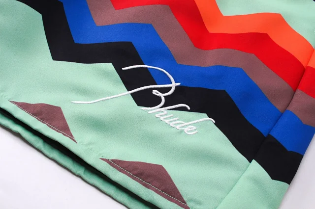 Rhude Shorts Zigzag Stripe Drawstring product detail image 11