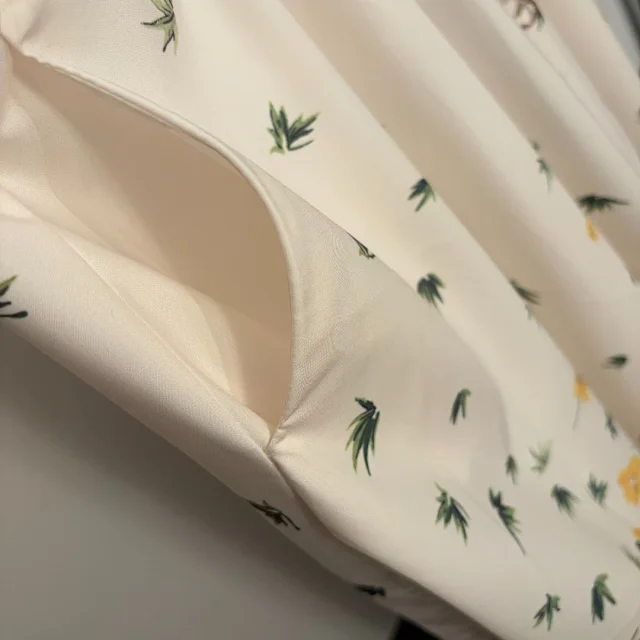 Unbranded Dresses Floral Print Tie-Waist Shirt Dress product detail image 8