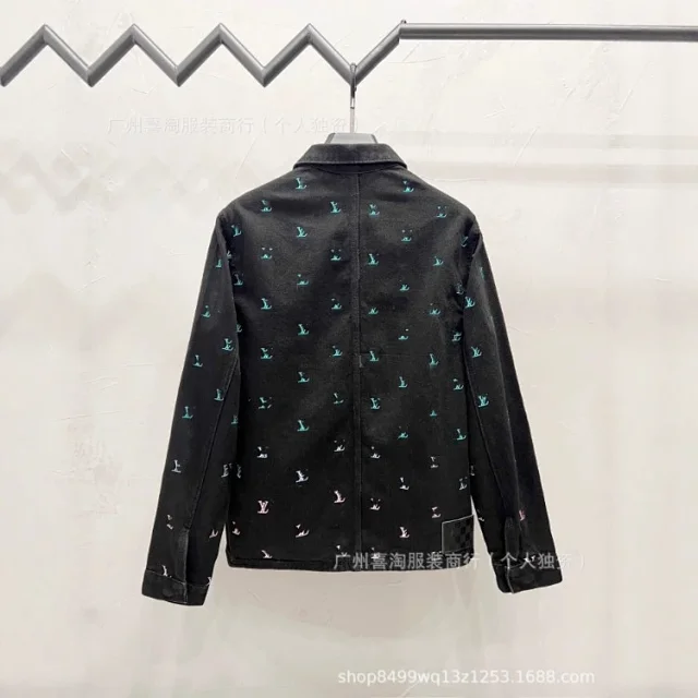 Louis Vuitton Matching Sets Monogram Denim Jacket and Jeans Set product detail image 12