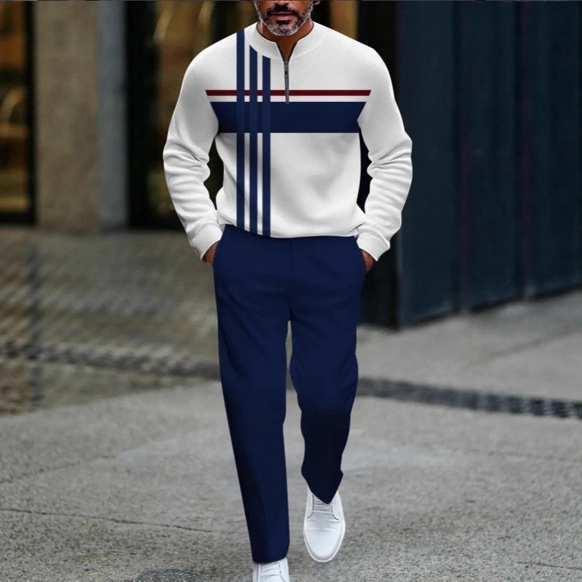 White Striped Half-Z