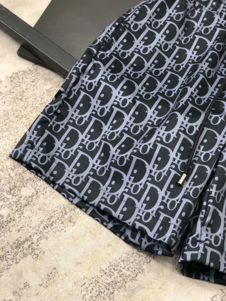 Dior Oblique Print Blue and White Shorts - 39