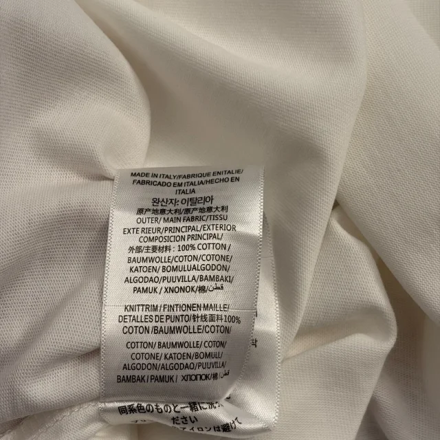 Celine T-Shirts Ringer T-Shirt with Crest Graphic product detail image 9